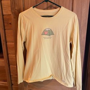 Life is good long sleeve tee Sz M